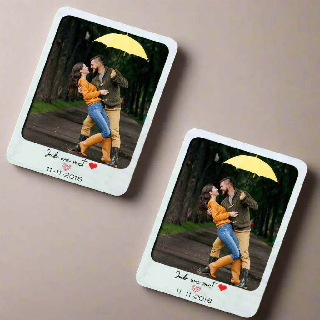 Fridge Photo Magnets Polaroid Styled with Slide-in Picture Mechanism-Set of 2 - Image 12