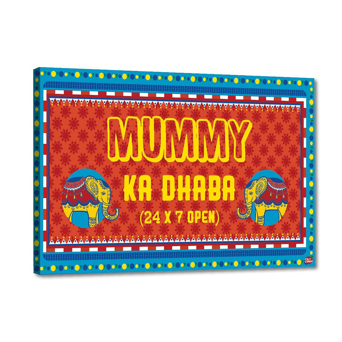Funny Gifts For Mom Kitchen Welcome Sign - Mumma Ka Dhaba - Image 2
