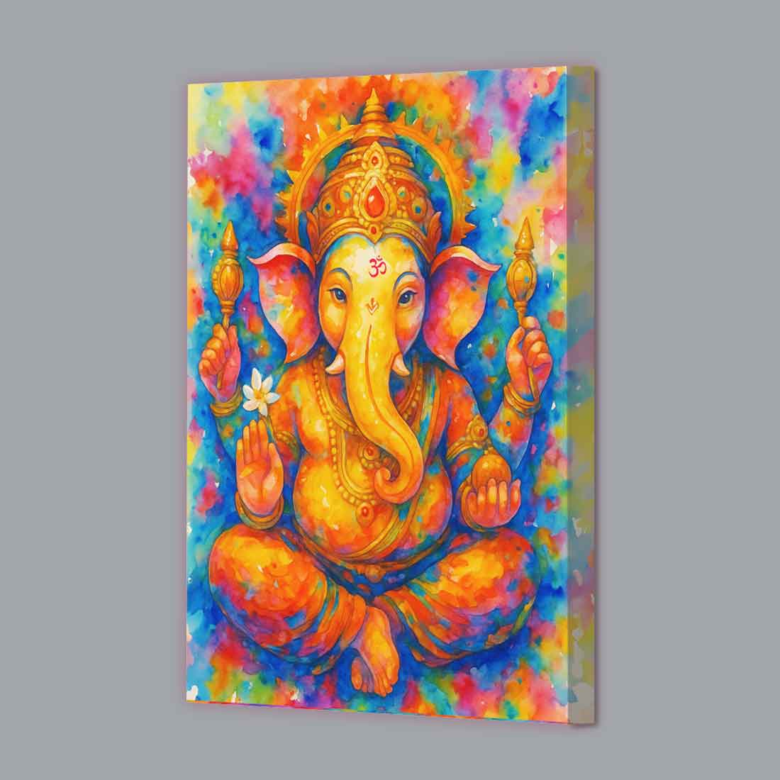 Ganesh ji Photo Frame with Glowing LED Backlight, HD Print– Ideal for Home Temple, Décor, or Gifting - Image 6