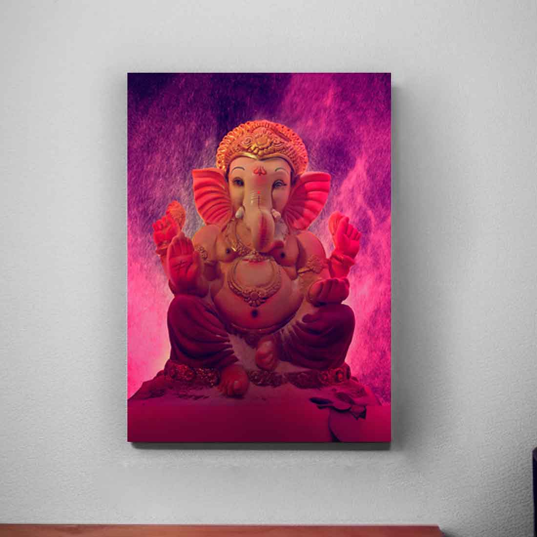 Ganesh Photo Frame with LED Light – Illuminated Acrylic Frame for Mandir & Living Room - Image 2