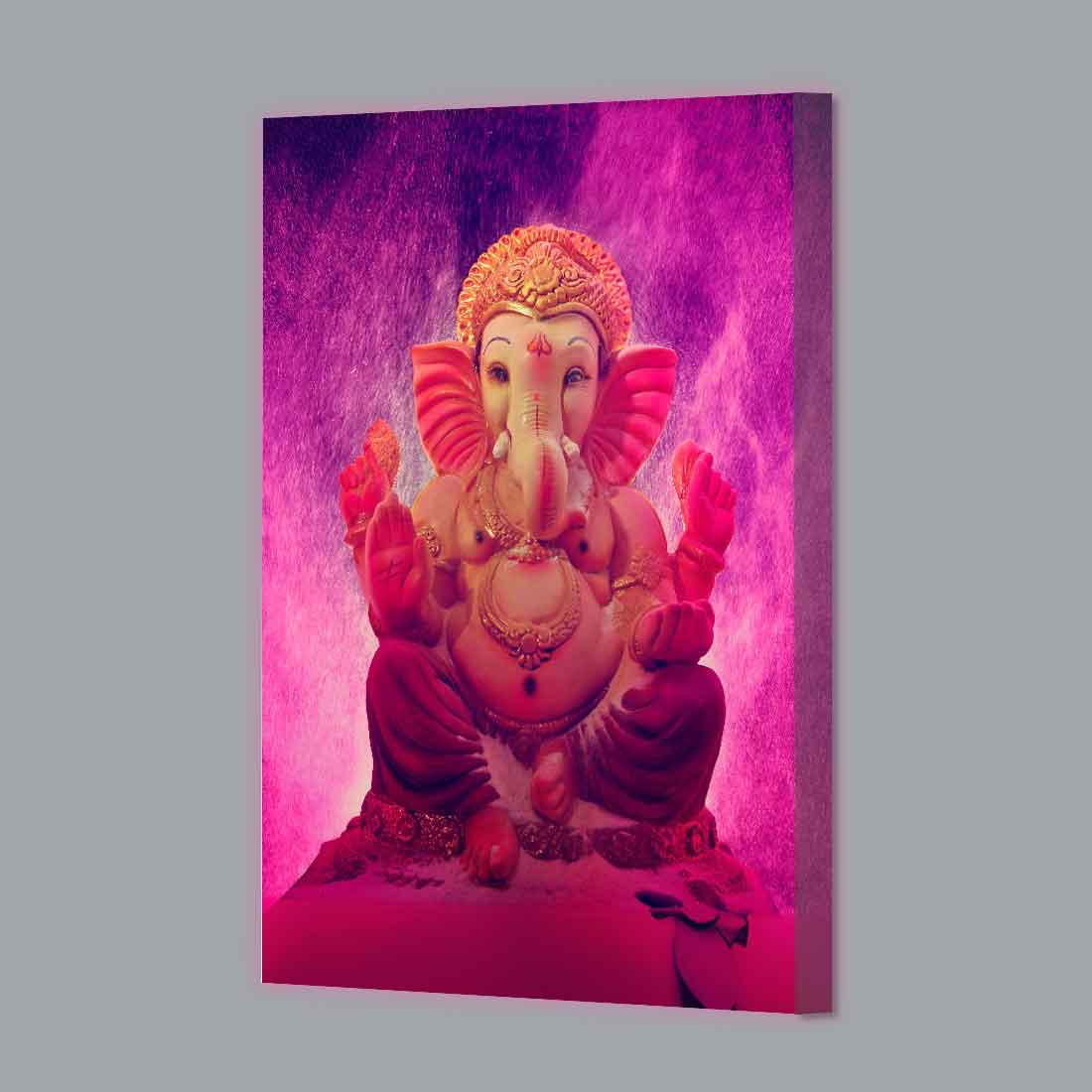 Ganesh Photo Frame with LED Light – Illuminated Acrylic Frame for Mandir & Living Room - Image 3