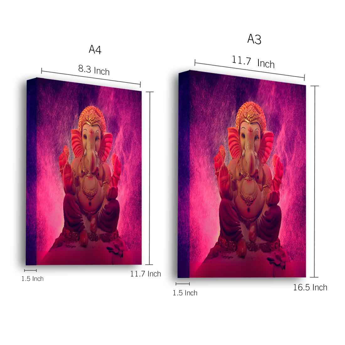 Ganesh Photo Frame with LED Light – Illuminated Acrylic Frame for Mandir & Living Room - Image 5