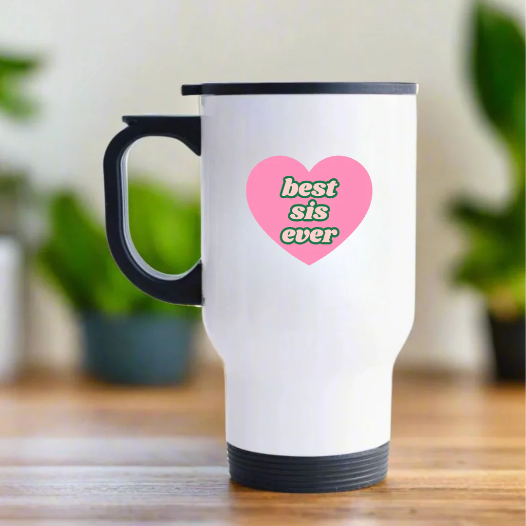 Personalized Rakhi Gift for Sister – Unique Raksha Bandhan Gift Idea - Custom Temperature Flask, Insualted Mug And White Tea Pack - Image 4