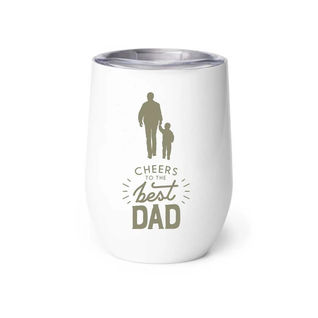 Gifts for Dad Travel Coffee Flask Tumbler With Lid - Cheers - Image 5