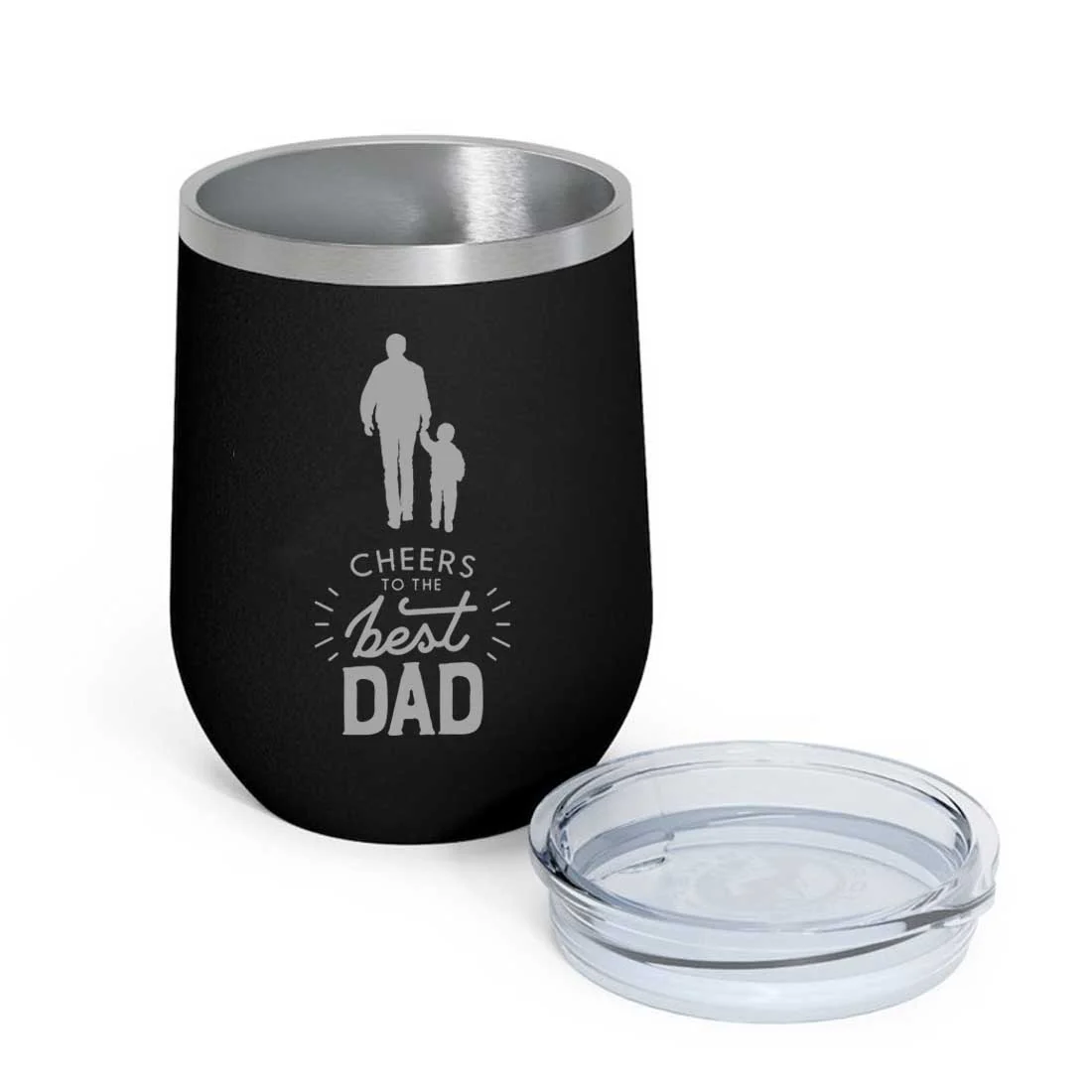 Gifts for Dad Travel Coffee Flask Tumbler With Lid - Cheers - Image 7