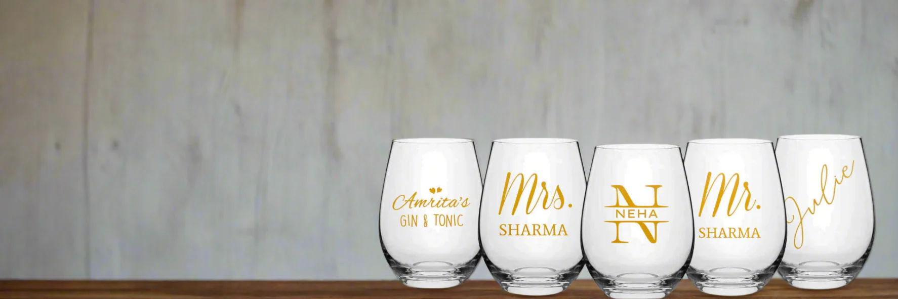 Customized Gin And Tonic Glasses Personalized Drink Glass - Add Name - Image 8
