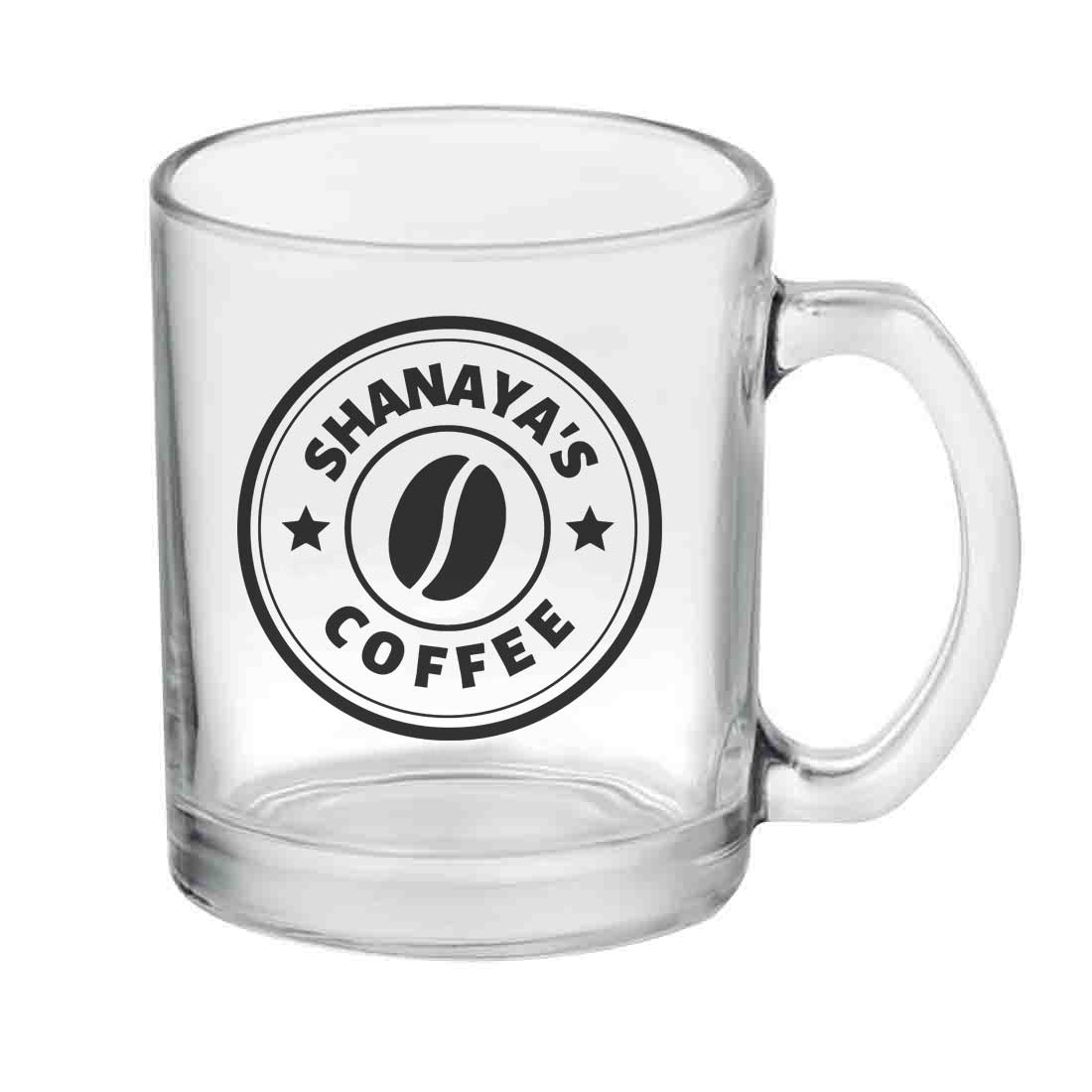 Custom Tea Cups Transparent for Coffee Glass Mug With Name - Image 2