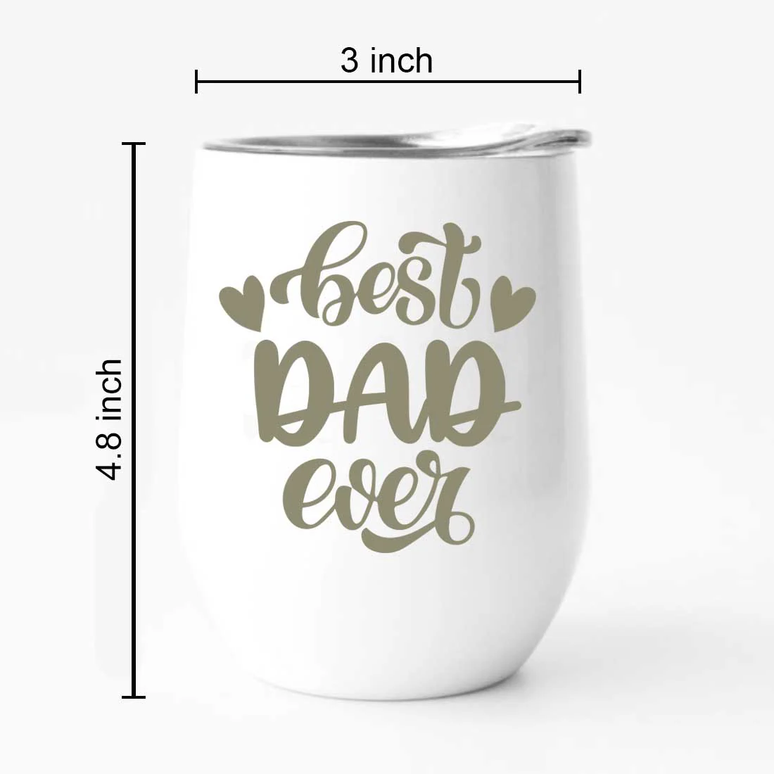 Happy Fathers Day Gifts Travel Coffee Mug Tumbler With Lid - Best Dad Ever - Image 10
