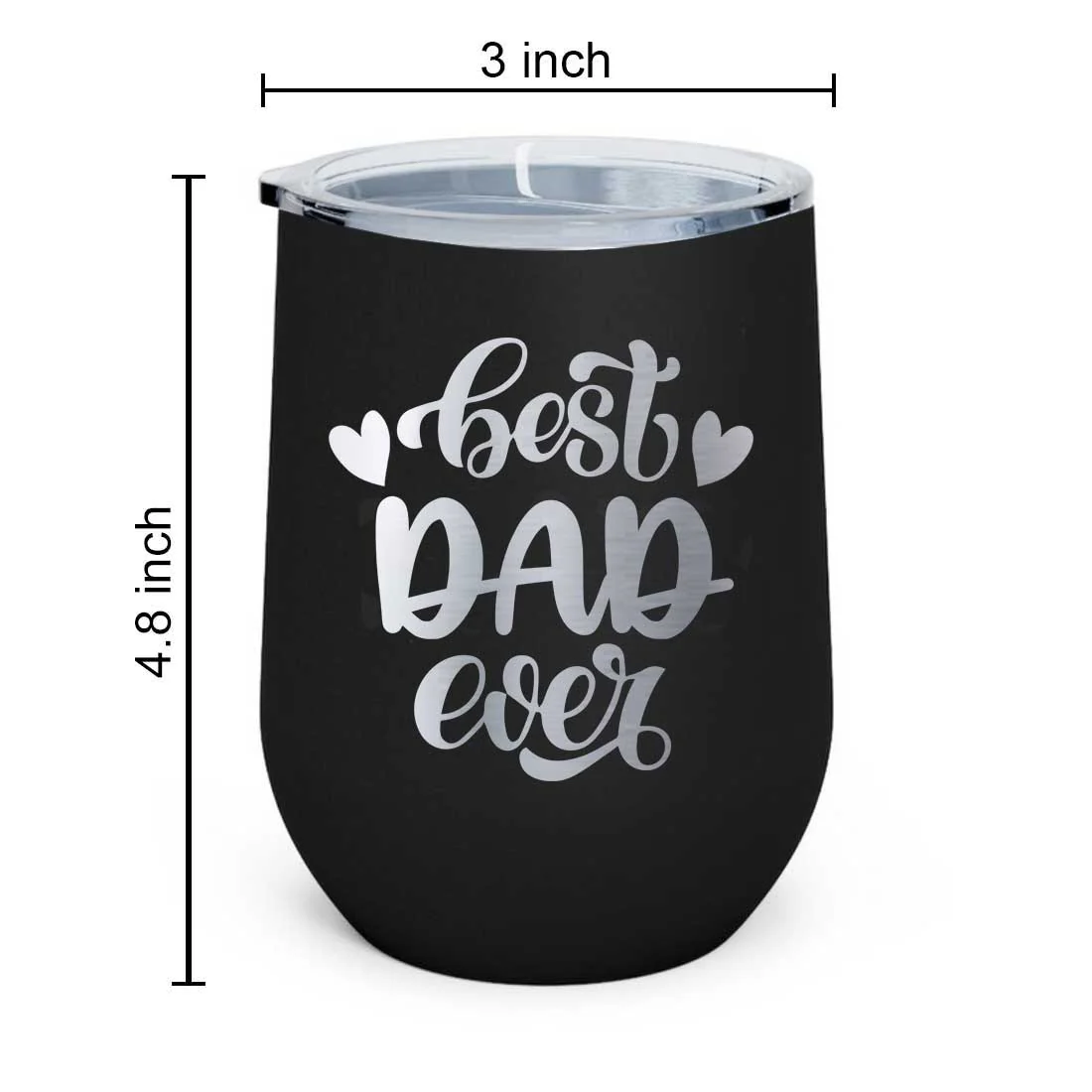 Happy Fathers Day Gifts Travel Coffee Mug Tumbler With Lid - Best Dad Ever - Image 6