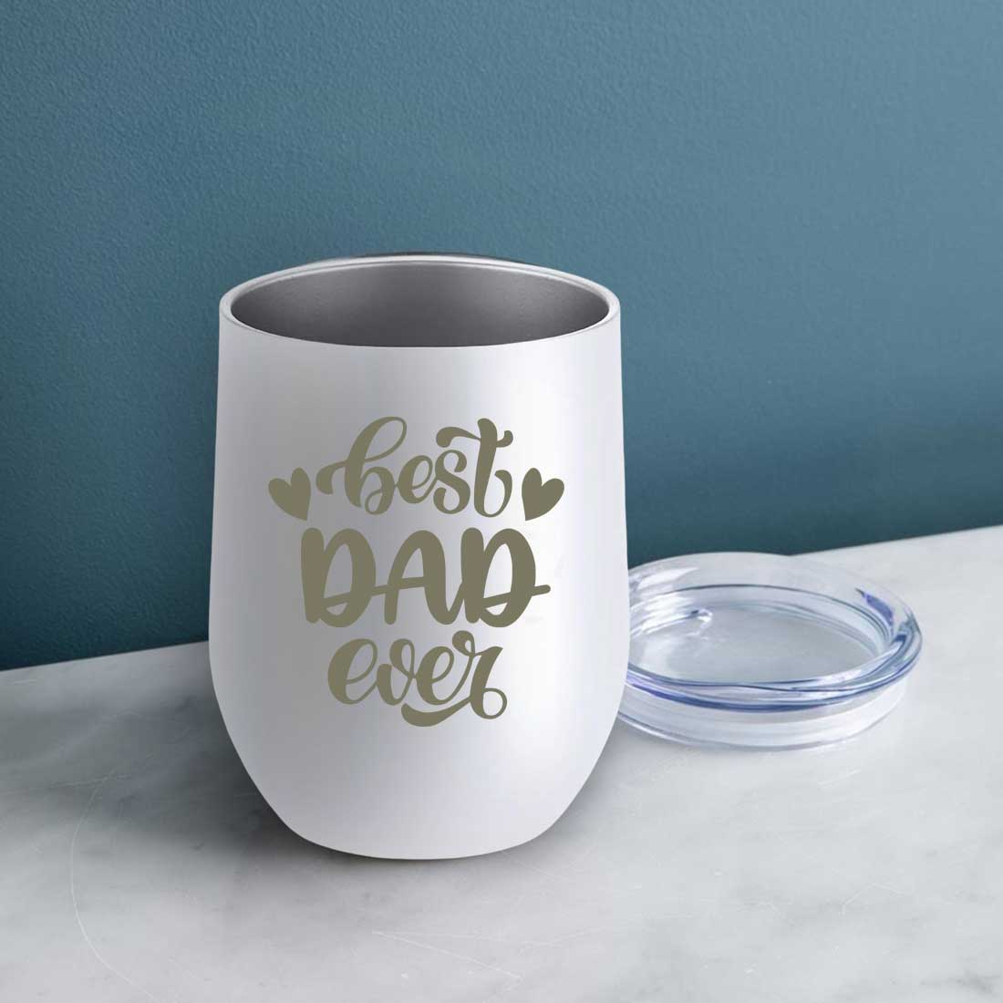 Happy Fathers Day Gifts Travel Coffee Mug Tumbler With Lid - Best Dad Ever - Image 9
