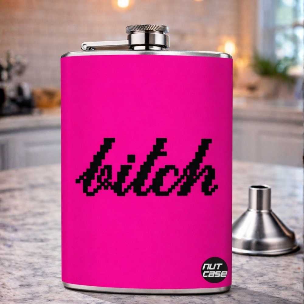 Hip Flask - Bitch Stitch