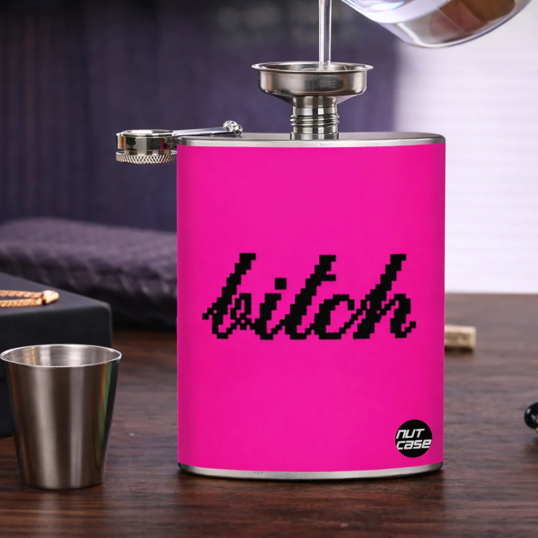 Hip Flask - Bitch Stitch - Image 2