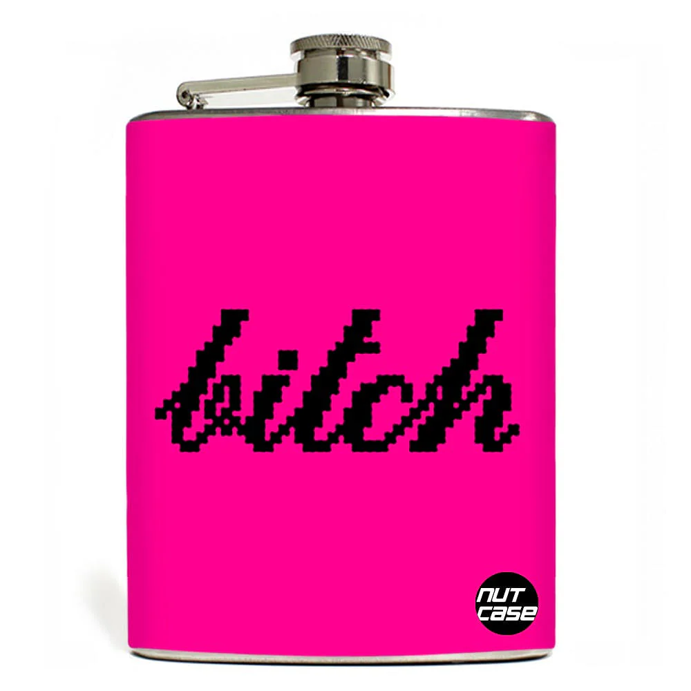 Hip Flask - Bitch Stitch - Image 4