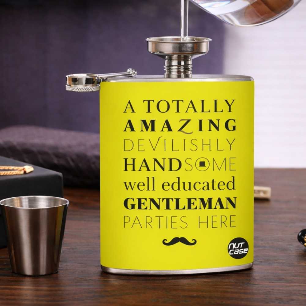 Hip Flask - Gentlemans Party Flask - Image 2