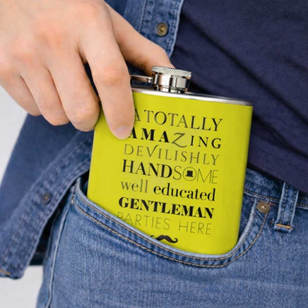 Hip Flask - Gentlemans Party Flask - Image 3