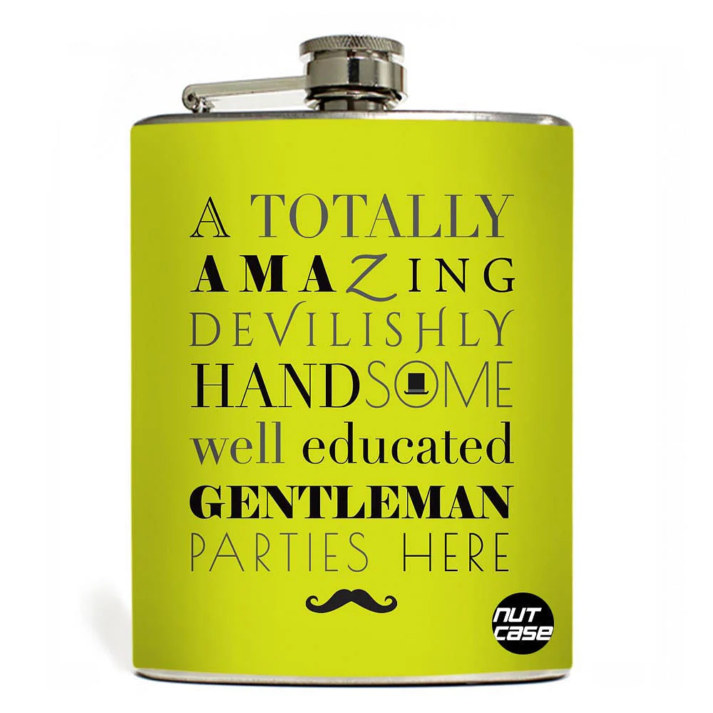 Hip Flask - Gentlemans Party Flask - Image 4