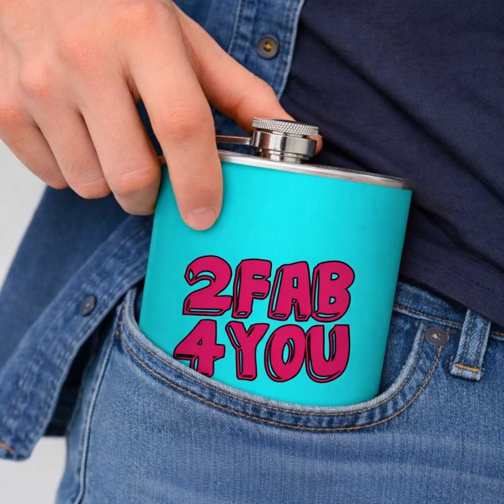 Hip Flask - 2 FAB 4 YOU - Image 3
