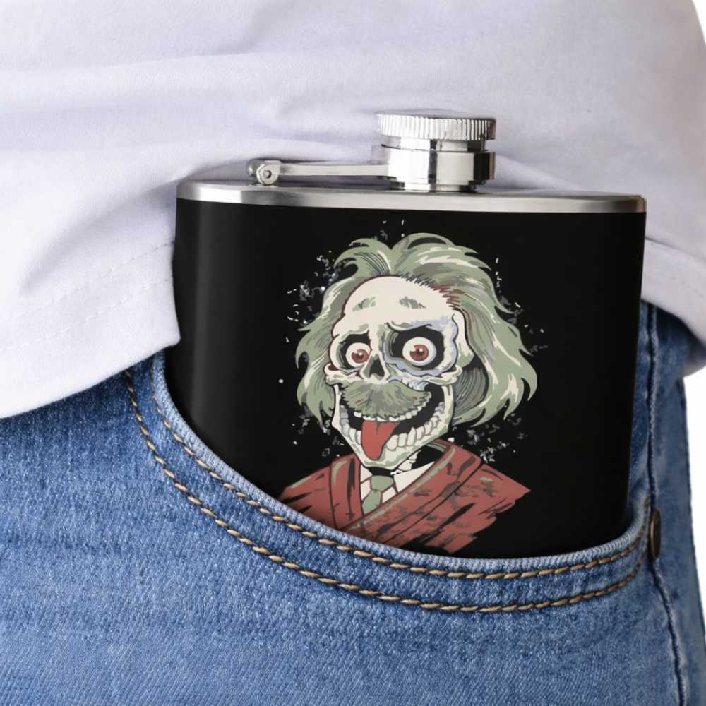 Hip Flask  -  Albert Turns Zombie - Image 4