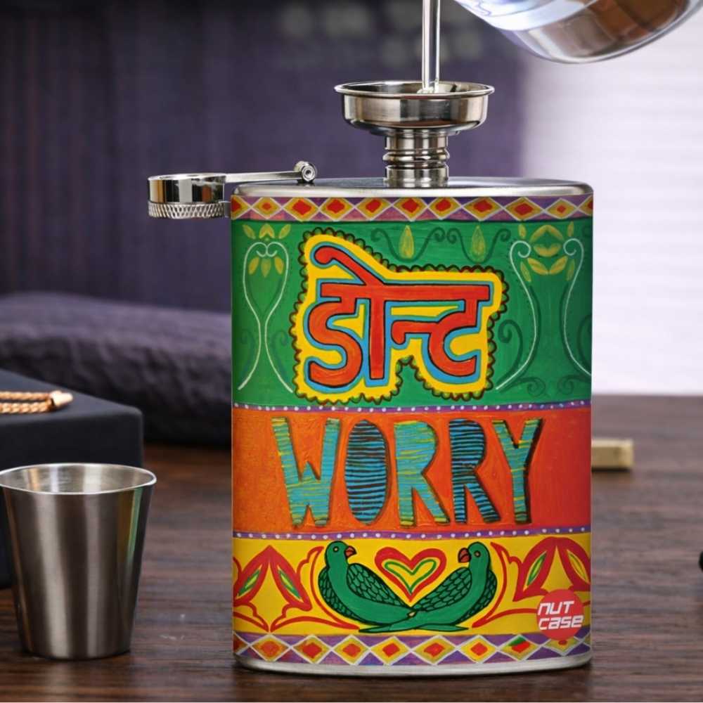 Hip Flask  -  DonÕt Worry  - Hinglish Style - Image 3