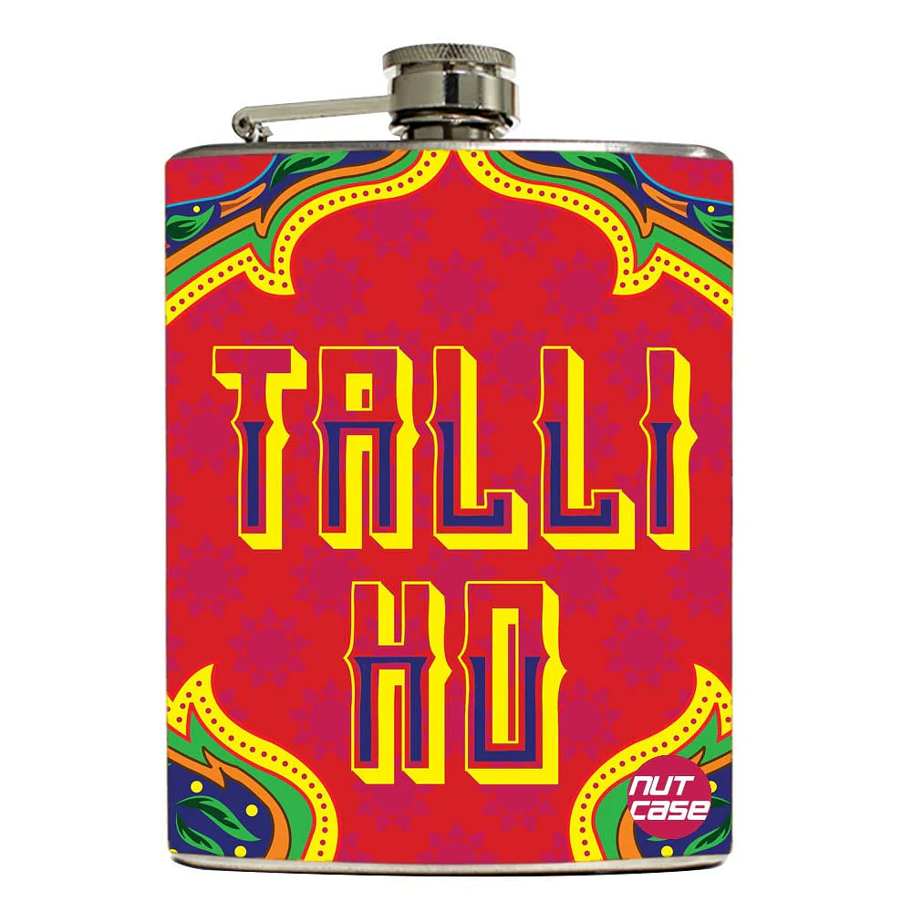 Hip Flask - Talli Ho Grren - Image 2