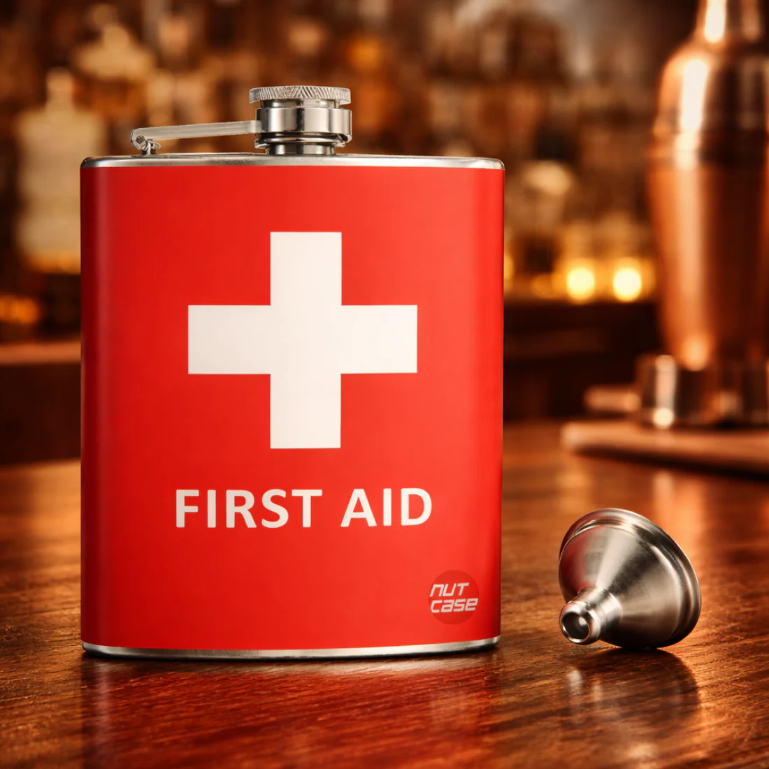 Hip Flask - First Aid