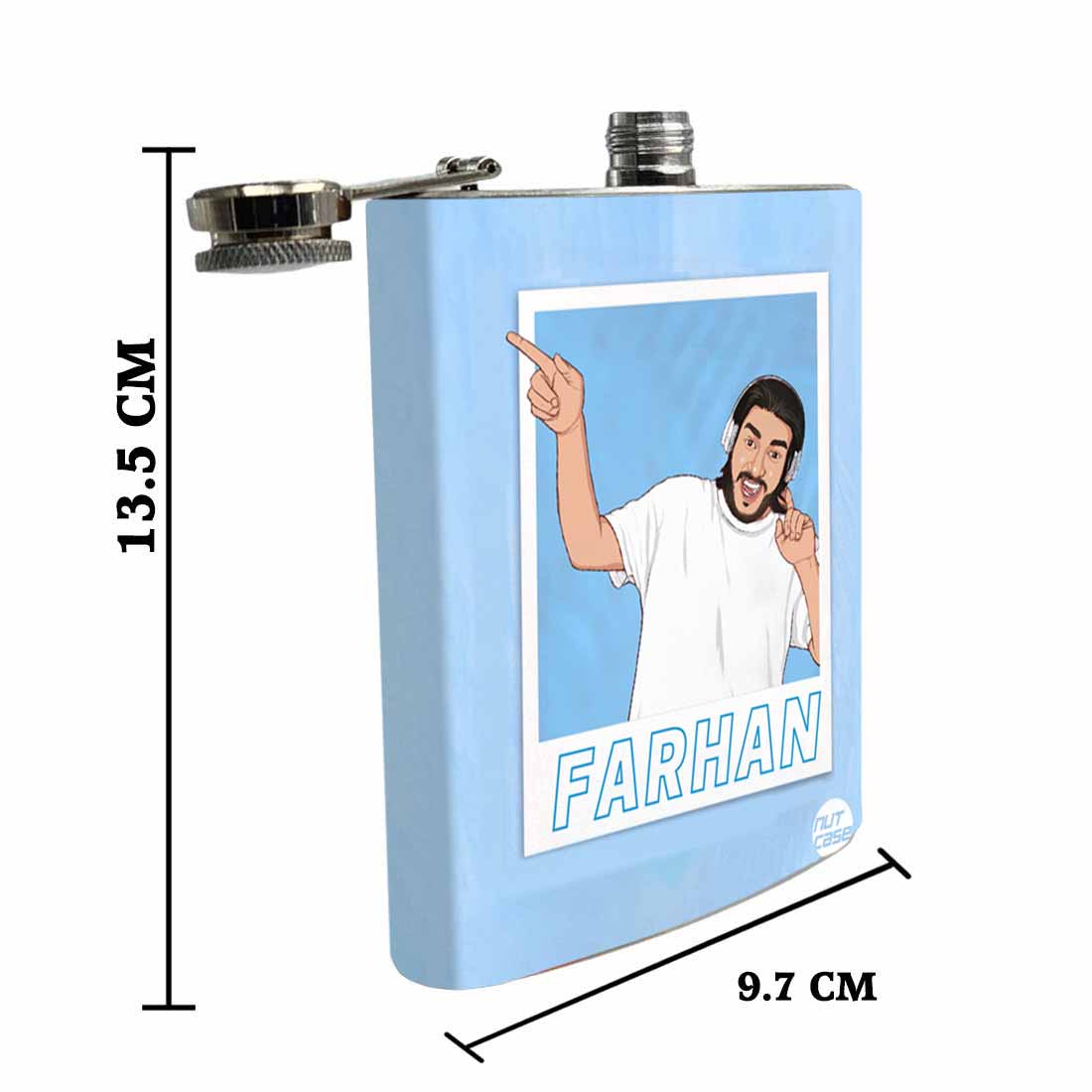 Hip Flask with Picture Turned Into Art-Customized Stainless Steel Flasks - Image 5