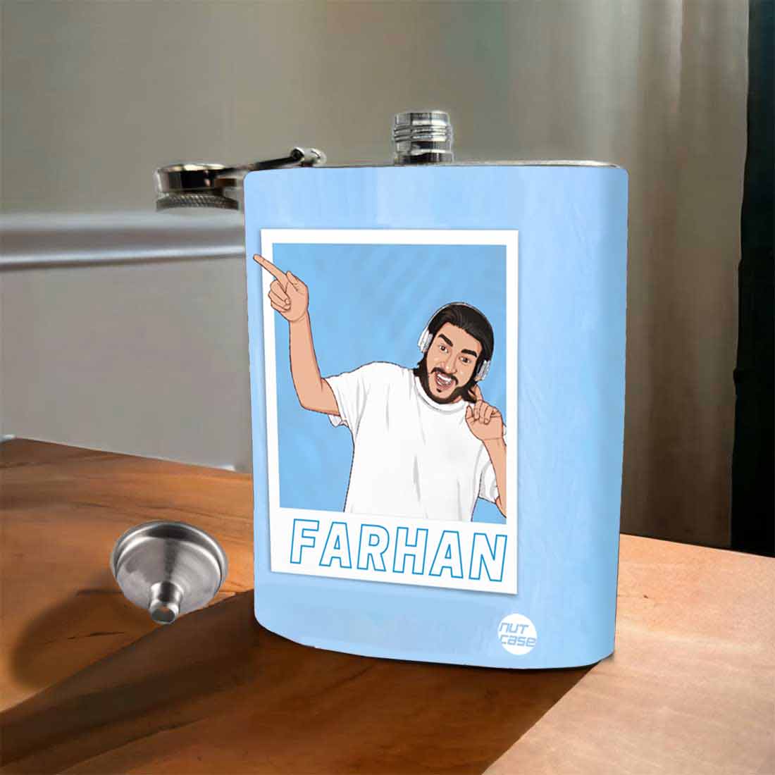 Hip Flask with Picture Turned Into Art-Customized Stainless Steel Flasks - Image 6