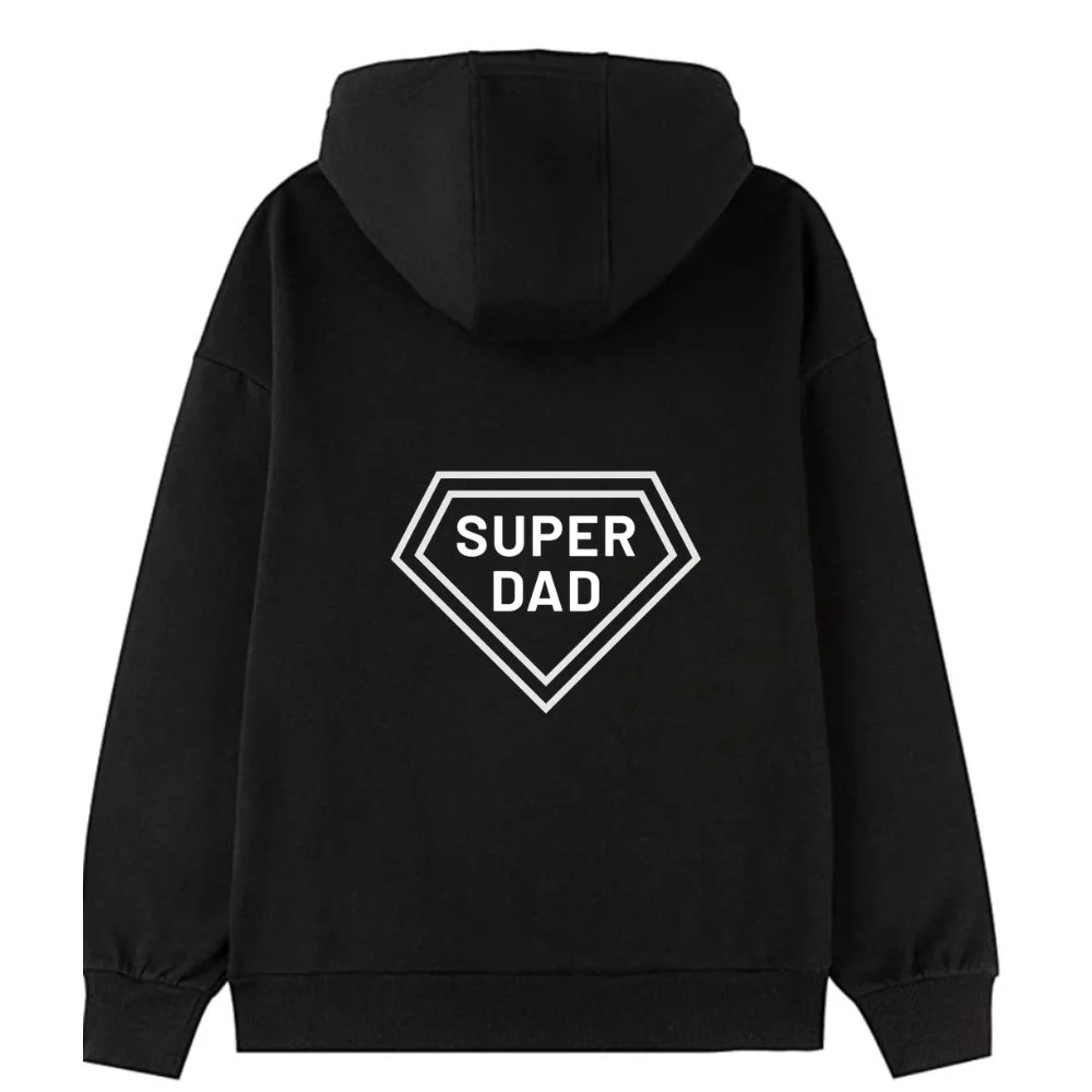 Hoodie for Dad Custom Designer Black Hoodies-Father's Day Gift - Image 8