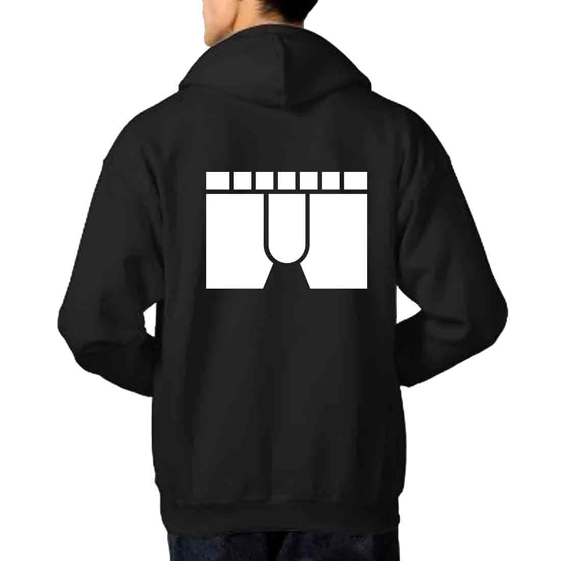 Nutcase Designer Unisex Black Hoodie - Brief - Image 5