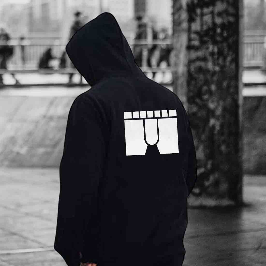 Nutcase Designer Unisex Black Hoodie - Brief - Image 6