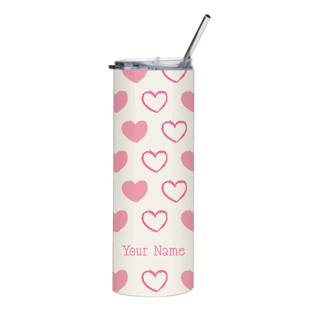 Nutcase Hot and Cold Tumblers for Drink - Personalized Stainless Steel Travel Mug with Metal Straw 600ml - Image 3