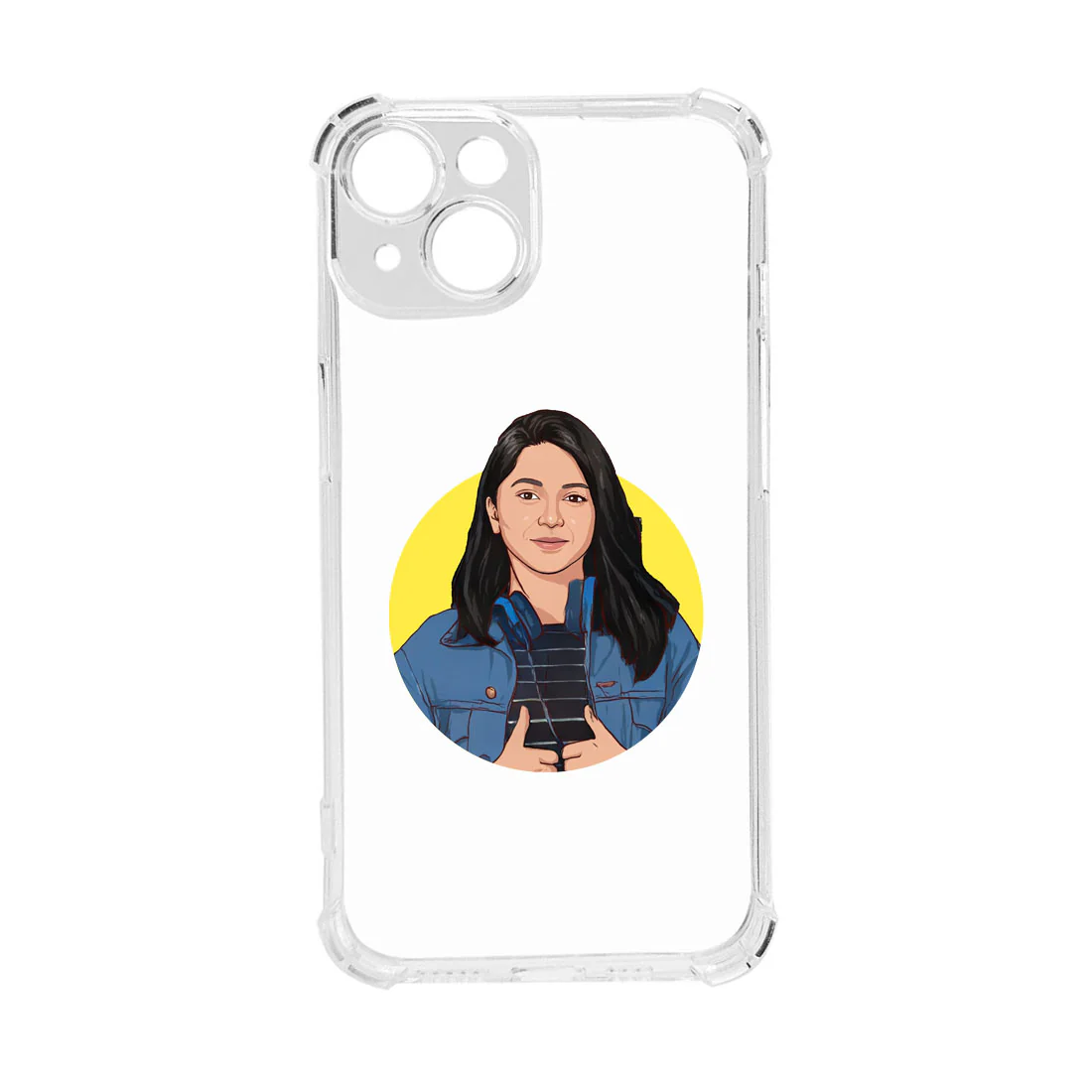 I Phone 13 Transparent Cover Personalized TPU Cover with Art Design - Image 13
