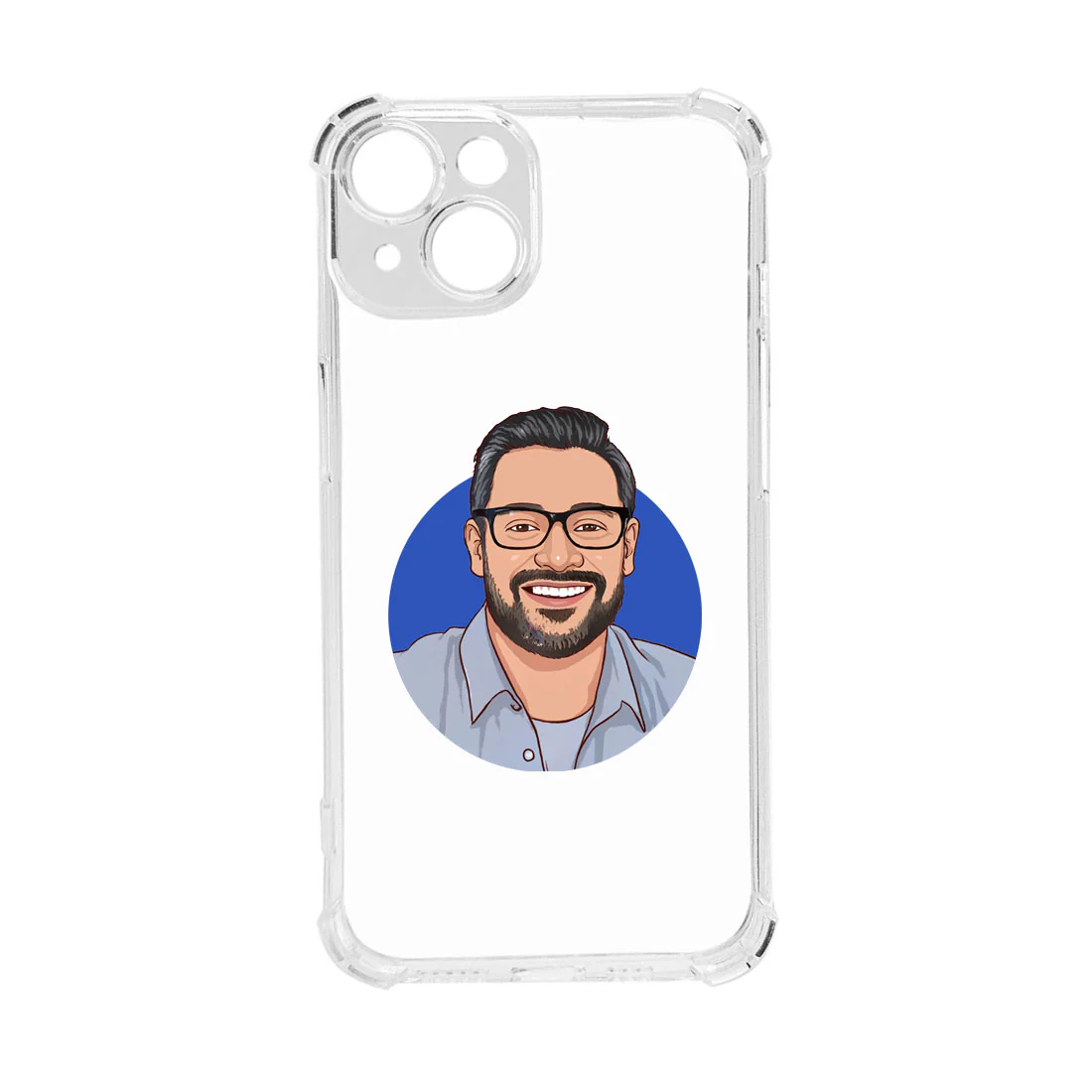 I Phone 13 Transparent Cover Personalized TPU Cover with Art Design - Image 7