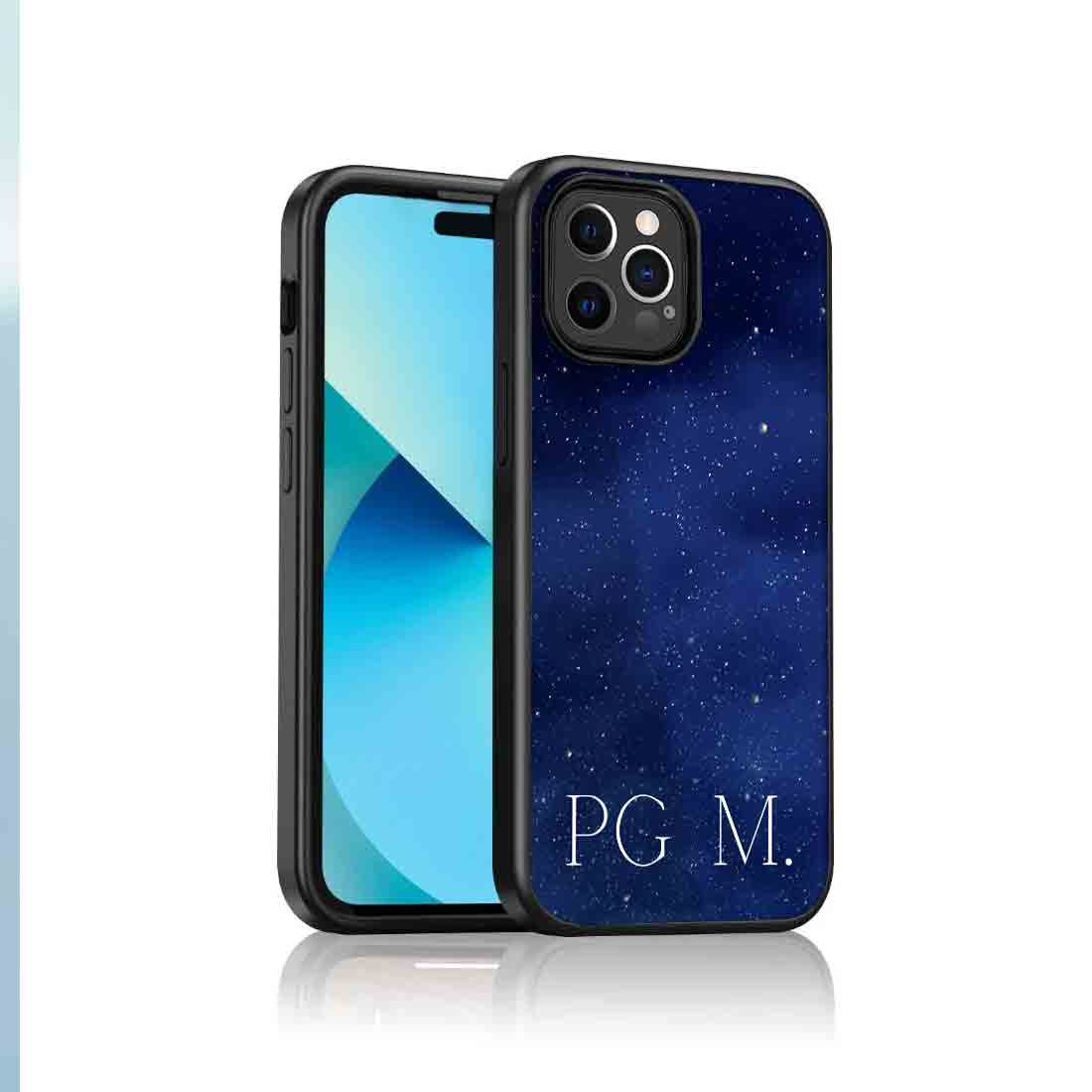 I Phone Case Custom Design Apple iPhone 13 Pro Case with Name - Starry Night - Image 3