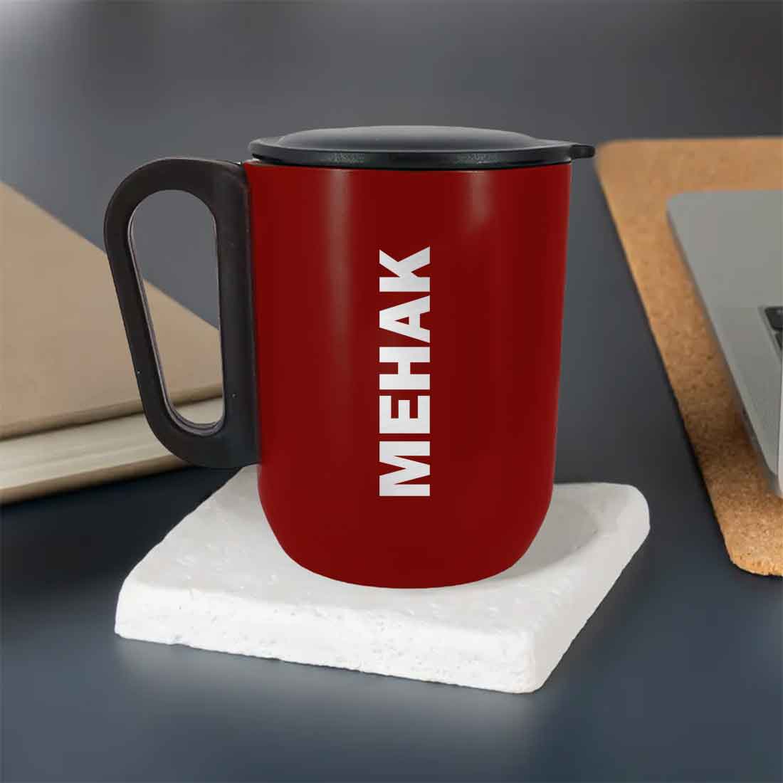 Insulated Coffee Mug with Lid - Personalized Stainless Steel Coffee Cup - Image 11
