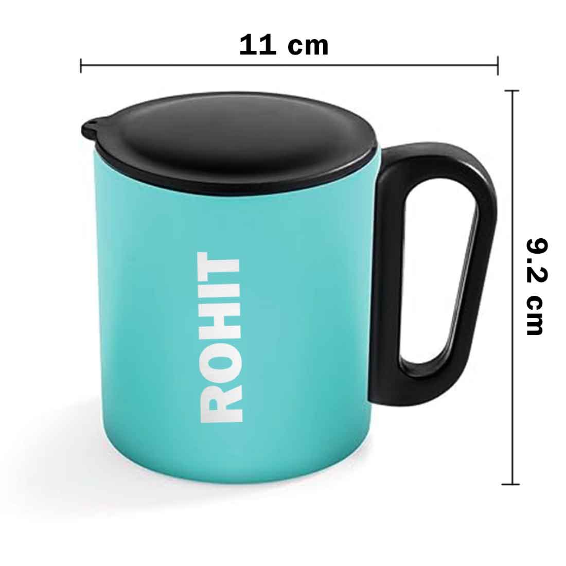 Insulated Coffee Mug with Lid - Personalized Stainless Steel Coffee Cup - Image 14