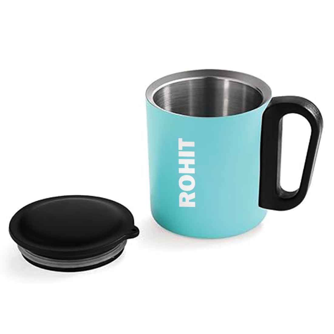 Insulated Coffee Mug with Lid - Personalized Stainless Steel Coffee Cup - Image 16