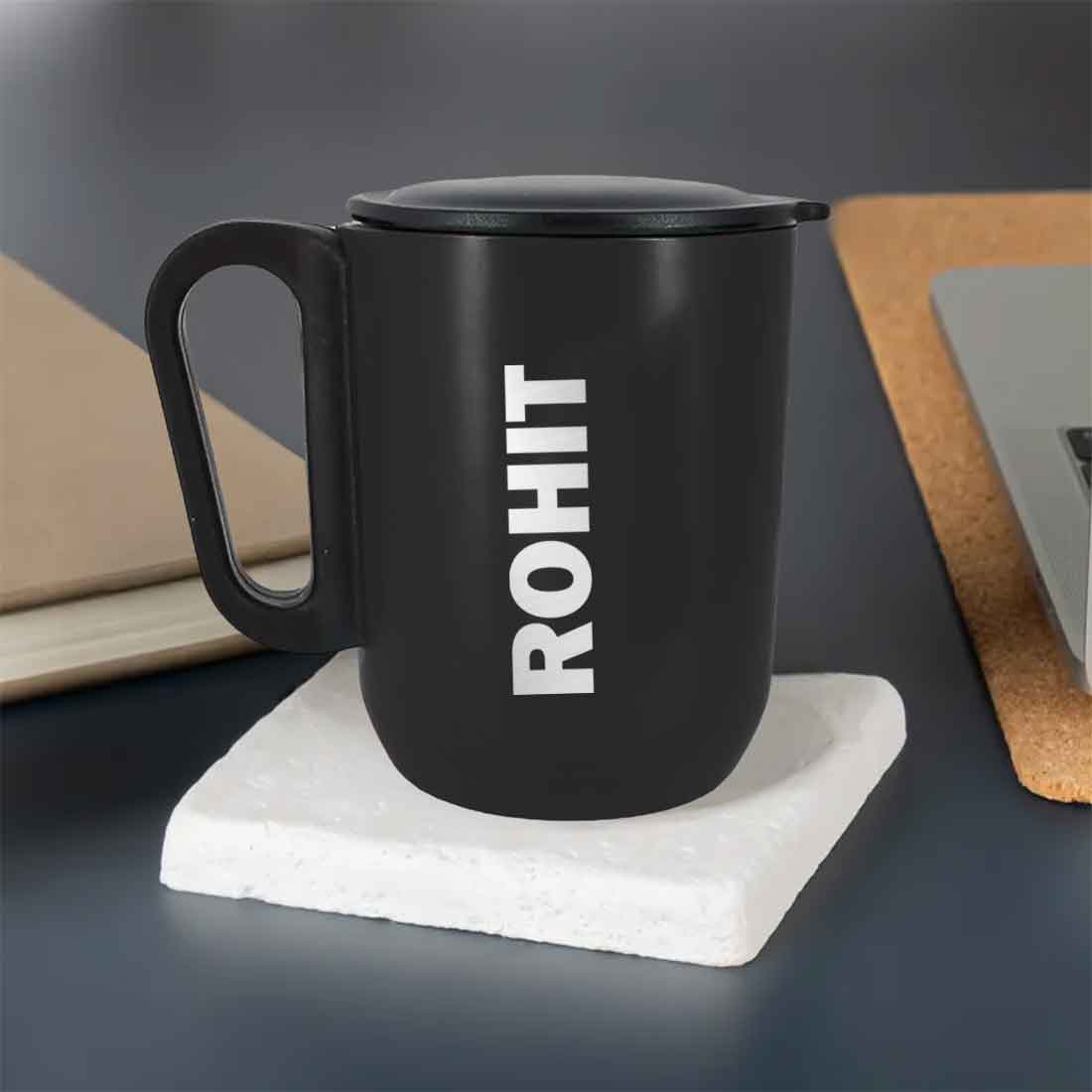 Insulated Coffee Mug with Lid - Personalized Stainless Steel Coffee Cup - Image 4