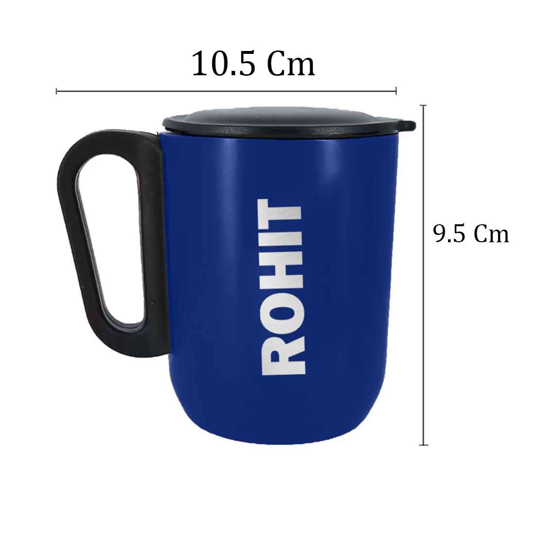 Insulated Coffee Mug with Lid - Personalized Stainless Steel Coffee Cup - Image 5