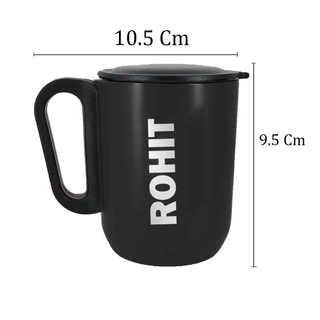 Insulated Coffee Mug with Lid - Personalized Stainless Steel Coffee Cup - Image 8