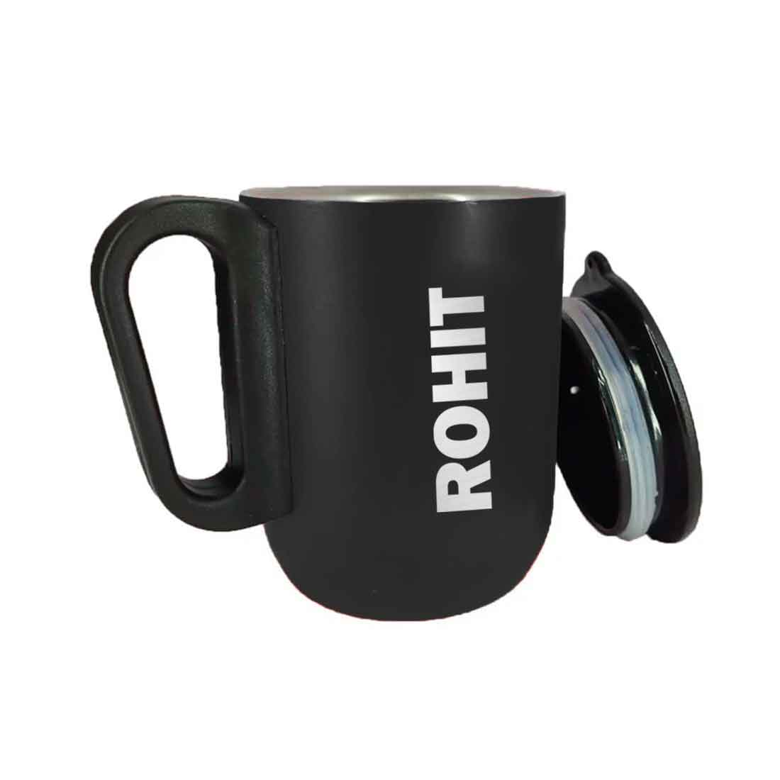 Insulated Coffee Mug with Lid - Personalized Stainless Steel Coffee Cup - Image 9