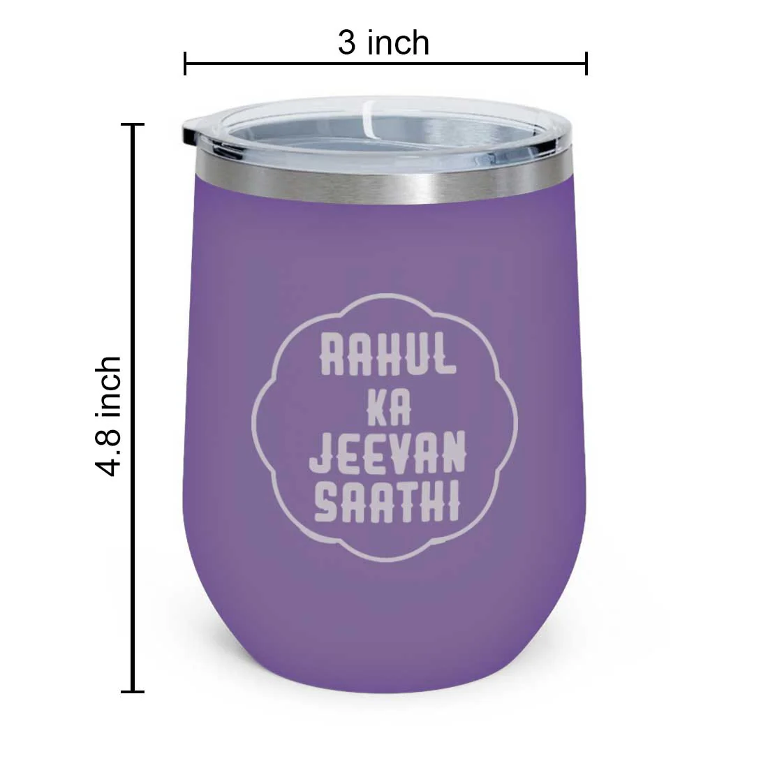 Customised Stainless Steel Insulated Coffee Mugs for Office Car Engraved Travel Cup - Jeevan Saathi - Image 12