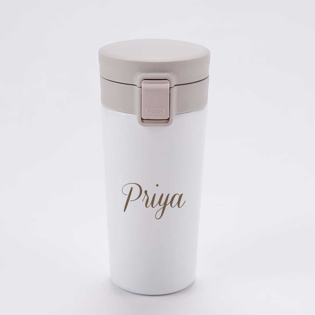 Customized Insulated Coffee Travel Mug With Name Engraved (380 ML) - Name - Image 8