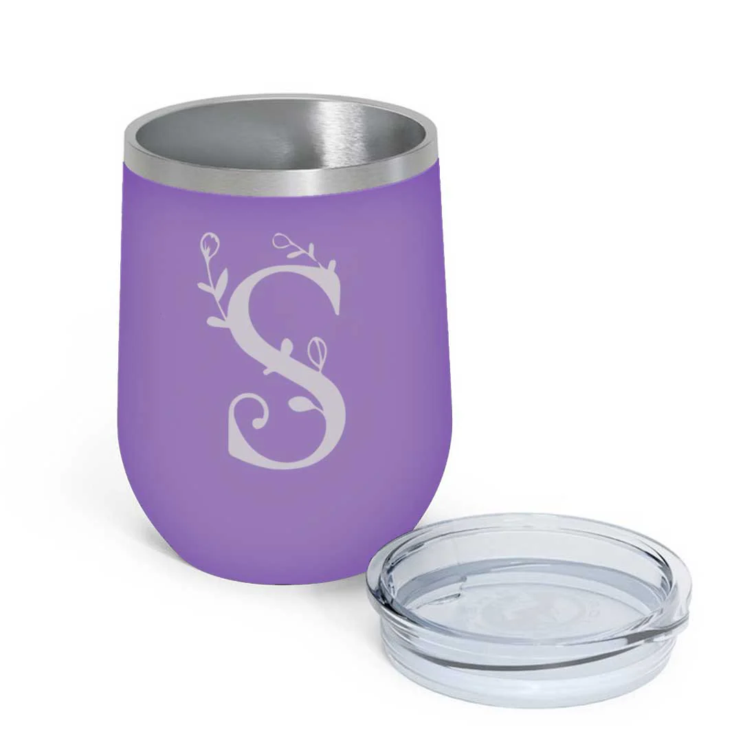 Customized Insulated Coffee Travel Mug With Name Engraved Design (350 ML) - Monogram - Image 10