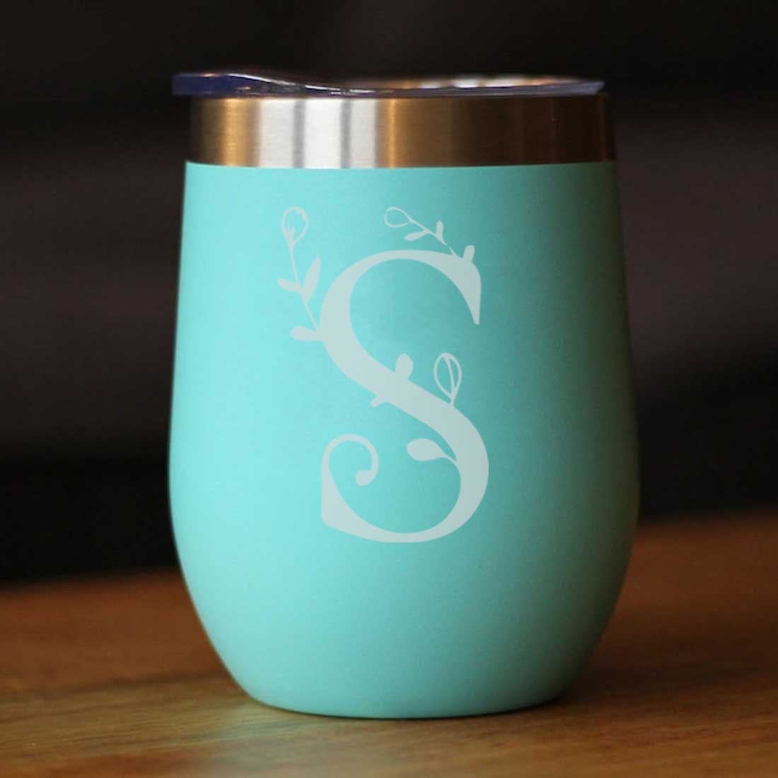 Customized Insulated Coffee Travel Mug With Name Engraved Design (350 ML) - Monogram - Image 14