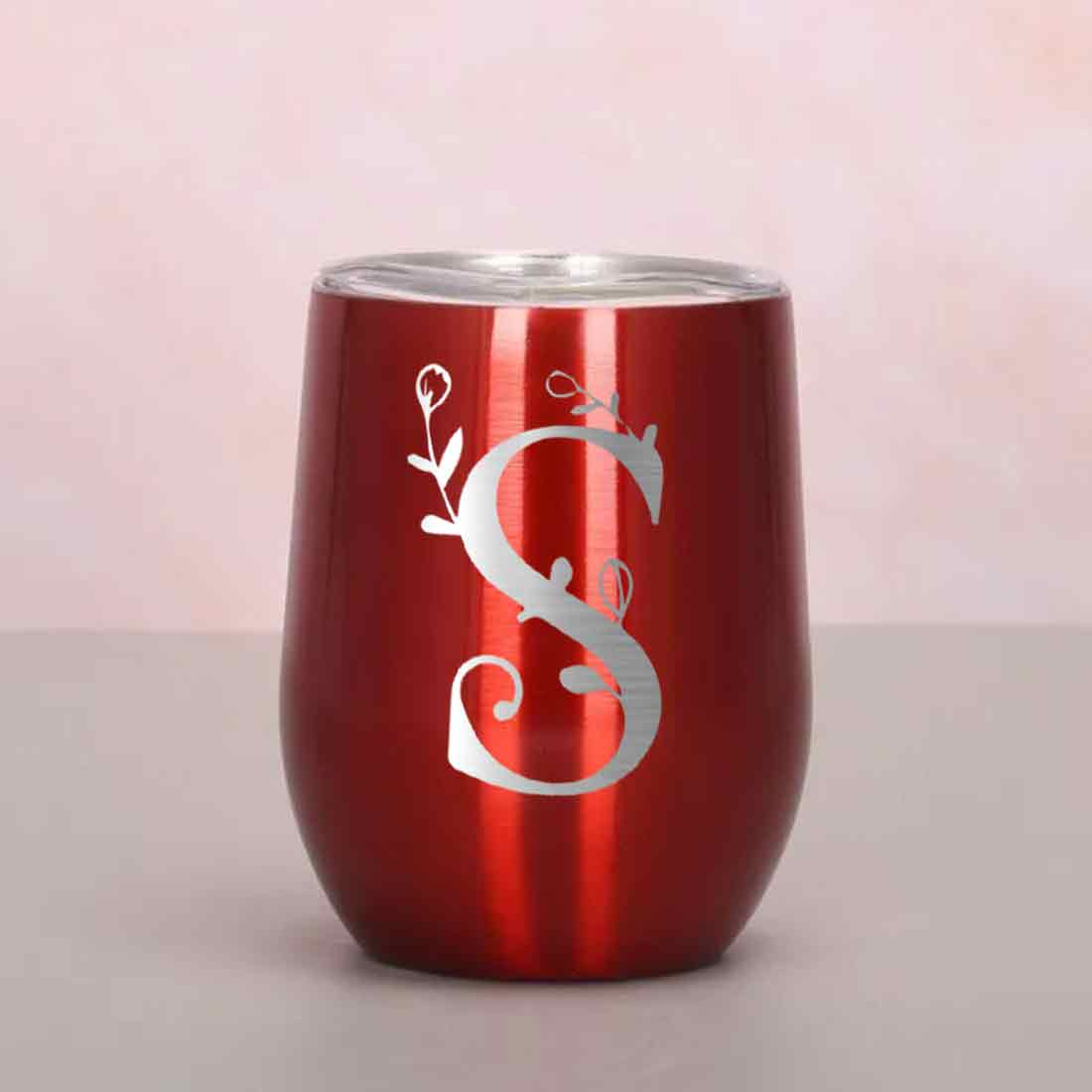 Customized Insulated Coffee Travel Mug With Name Engraved Design (350 ML) - Monogram - Image 25