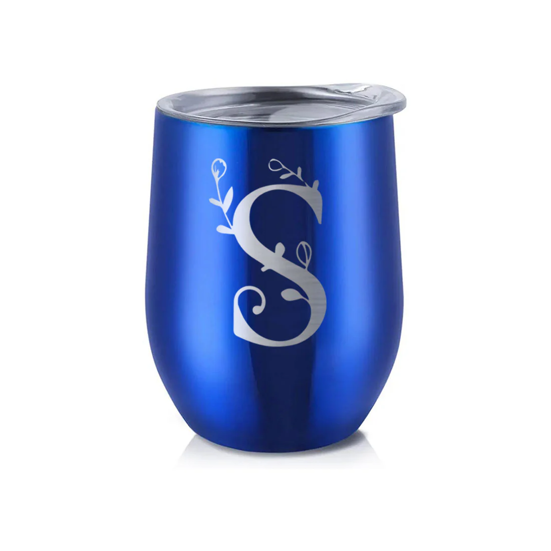 Customized Insulated Coffee Travel Mug With Name Engraved Design (350 ML) - Monogram - Image 26