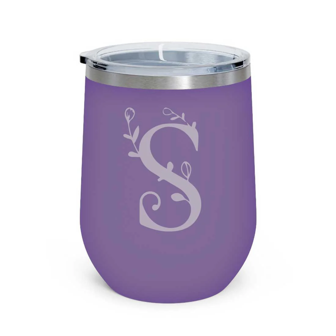 Customized Insulated Coffee Travel Mug With Name Engraved Design (350 ML) - Monogram - Image 7