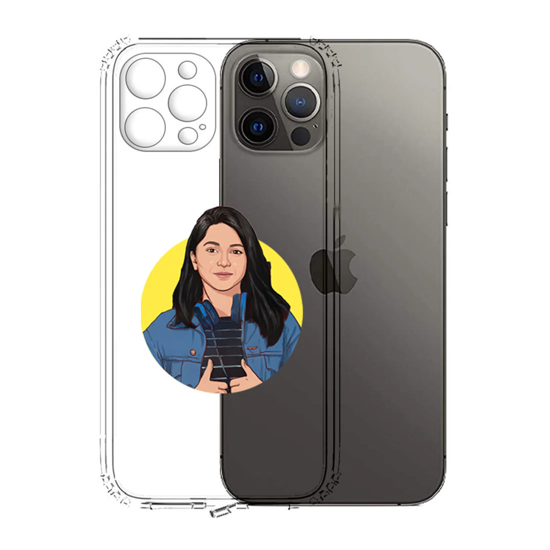 IPhone 11 Pro Max Case with Camera Protection Custom TPU Flexible Cover with Art Design - Image 9
