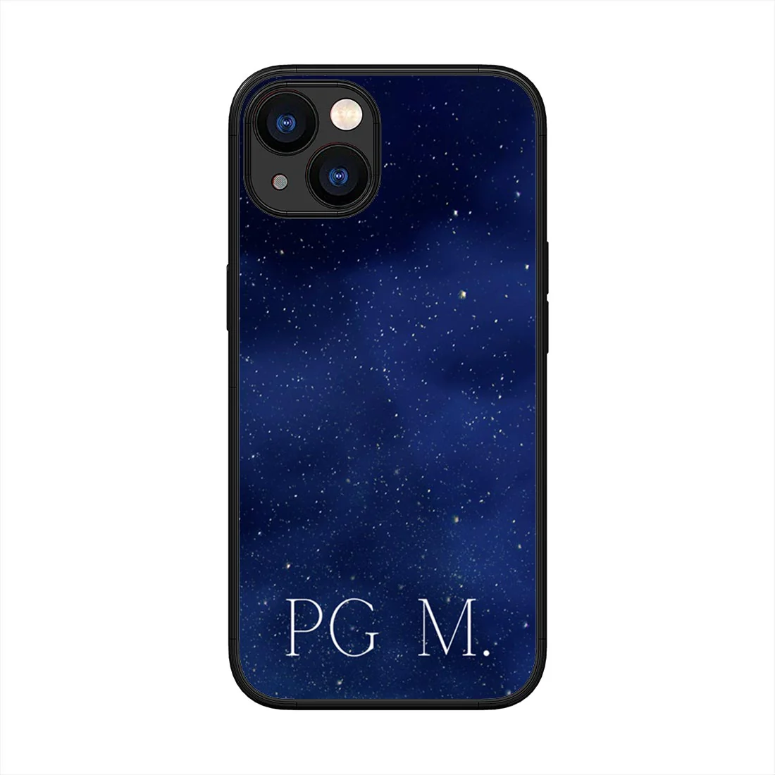 iPhone 13 Custom Cover Back Case Mobile Cover With Name - Starry Night - Image 2